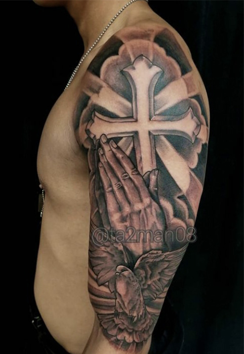 cross-tattoo-for-men-Fayetteville-NC