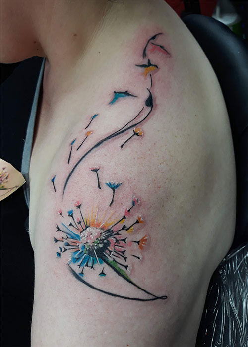dandelion tatto dandelion tatto