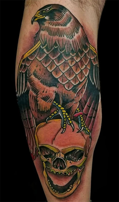 eagle and skull tattoo eagle and skull tattoo
