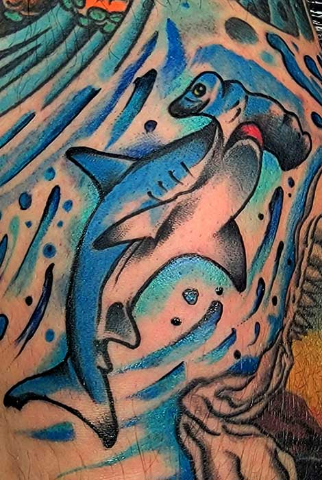 hammerhead-shark-traditional-tattoo