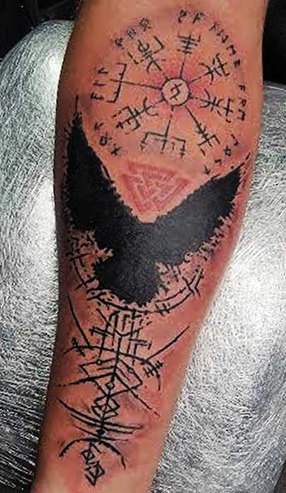 nordic-compass-tattoo