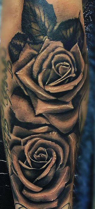 roses-tattoo-on-forearm