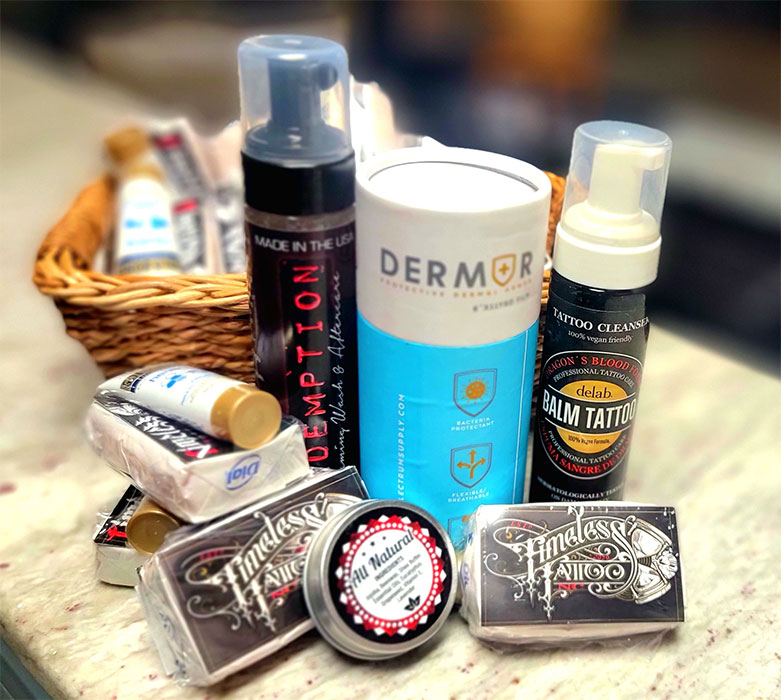 piercing & tattoo aftercare products