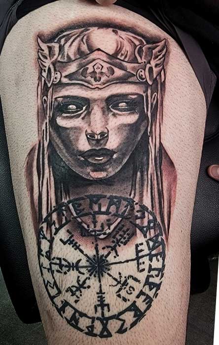 viking valkyrie tattoo viking valkyrie tattoo
