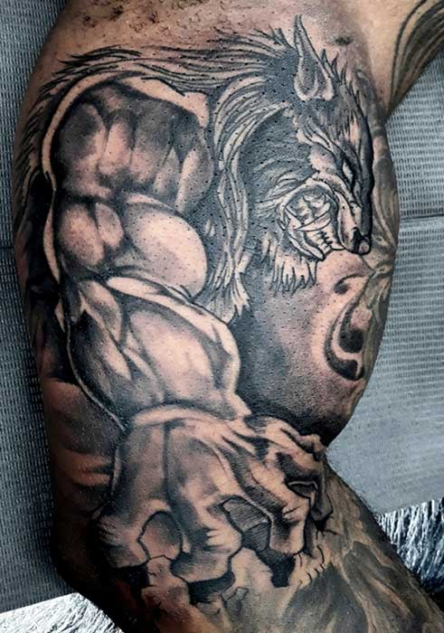werewolf tattoo werewolf tattoo